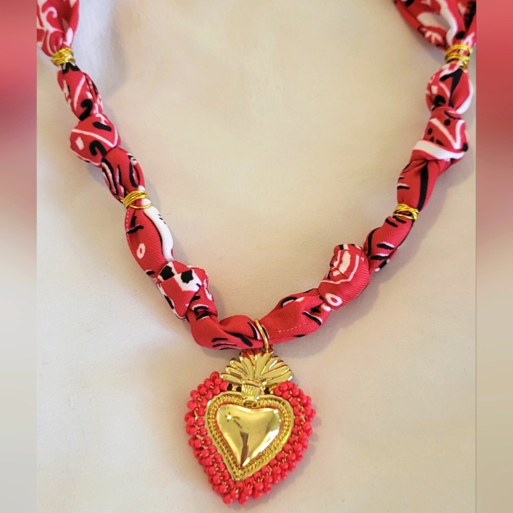Red and Gold Necklace